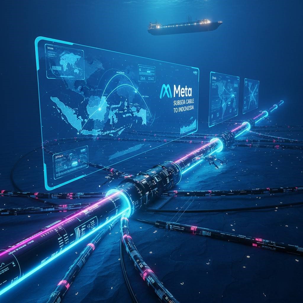 Meta Bangun Kabel Bawah Laut “Candle”