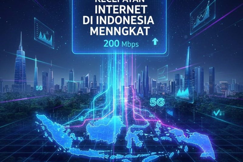 Kecepatan Internet Indonesia Naik 3 Peringkat, Bekasi dan Jaksel Tercepat