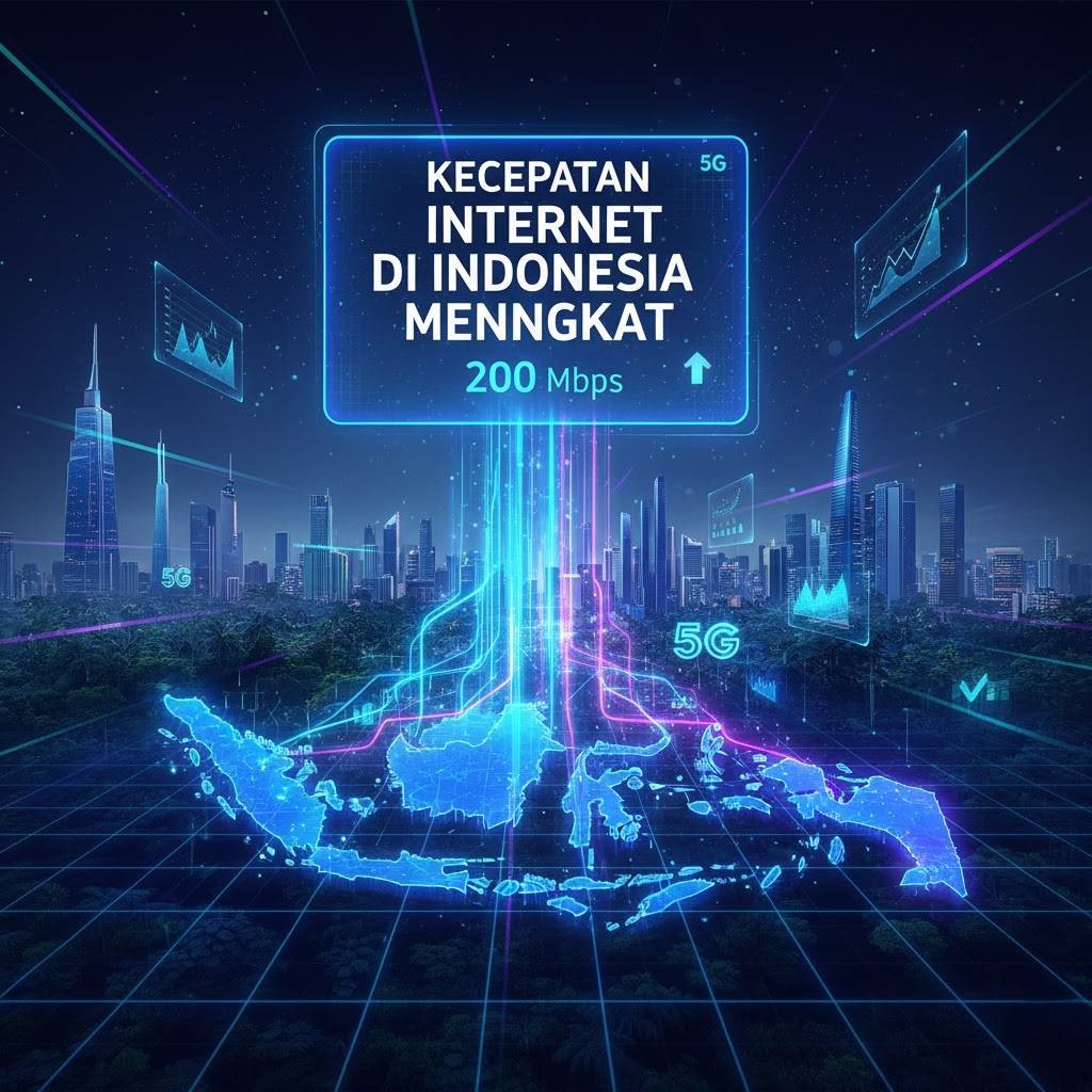 Kecepatan Internet Indonesia Naik 3 Peringkat, Bekasi dan Jaksel Tercepat